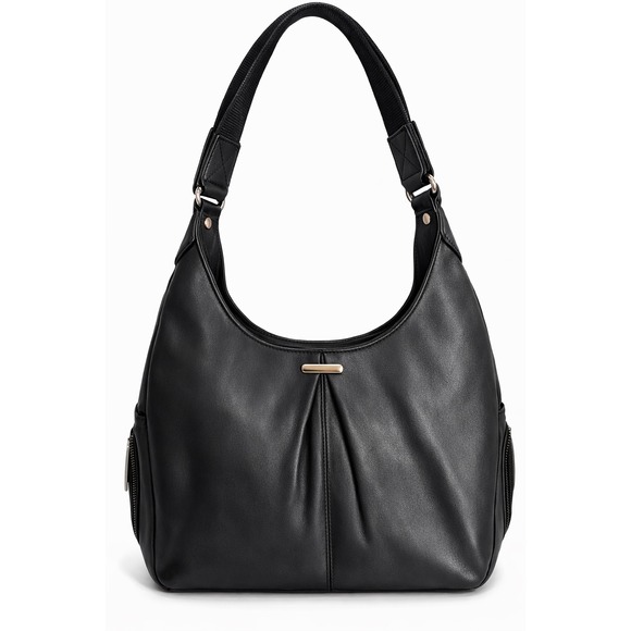 Gun Tote'n Mamas Handbags - Gun Tote'n‎ Mamas Black Leather Concealed Carry Shoulder Bag RFID CCW Purse